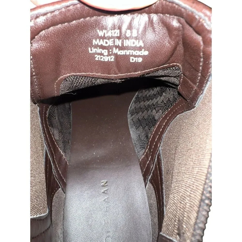 Cole Haan Women’s Brown Slip‎ On  Leather Chelsea Boot 212819 Size 8B